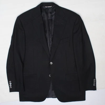 Canali 1934 Blazer Mens 38S Midnight Blue Wool Jacket Mother Pearl Buttons Italy - Image 1 of 4