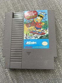 The Simpsons: Bart vs. the World (Nintendo NES, 1991) Cartridge Only