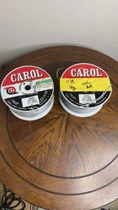 Vintage Carol 16 AWG Electrical Wire Spools (set of 2) - Picture 1 of 3