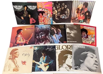 JIMI HENDRIX 11 Vinyl LP & Maxi Single 12" BOX SET Complete POLYDOR 2625 038 Foto 1 de 4