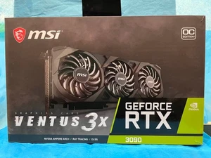 MSI NVIDIA GeForce RTX 3090 VENTUS 3X 24G OC GDDR6X Graphics Card - Picture 1 of 6