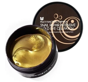 Gel Collagen Patches Under Eye Masks Treatment with 24K Gold and Snail, - Picture 1 of 3