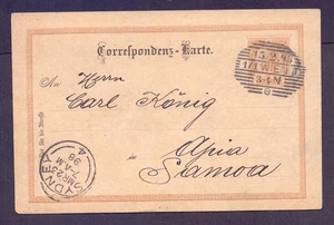 Austria PS Wien 1898 to Apia, Samoa via Sydney transit cancel in front ! - Picture 1 of 3