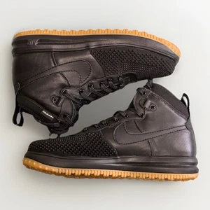 Nike Lunar Force 1 Duckboot Black Gum Uomo Taglia 13 LF1 805899-003 senza scatola - Foto 1 di 7
