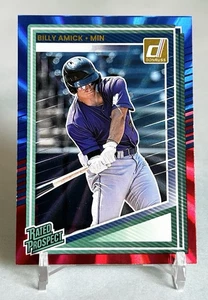 Billy Amick 2025 Donruss Baseball #156 Rated Prospect Red & Blue Minnesota Twins - Bild 1 von 4