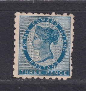 Prince Edward Island Canada Scott 2 Unused 1861 3d Blue Victoria Perf 9 CV $2500 - Picture 1 of 2