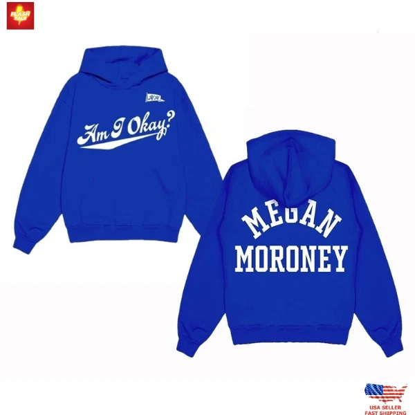 Sudadera con capucha Megan Moroney Am I Okay Tour - Mercancía Megan Moroney - Color real, reimpresión Foto 1 de 3