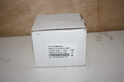 UTCC-EPKITIP-DOME 2.0MP DOME - TELECAMERA IP ESTERNA FISSA 3.6MM CON PORTATA IR 20M - Immagine 1 di 4