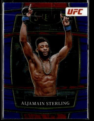 2022 Panini Select UFC #57 Aljamain Sterling Blue - Image 1 of 2