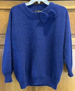 Salvatore Ferragamo - Suéter azul para mujer talla pequeña - Imagen 1 de 5