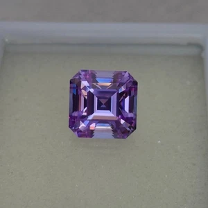 Precision Cut, 9.20 Ct Zircon, 10 MM Asscher Cut Zircon, AAA Flawless Zircon - Picture 1 of 2