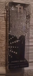 Ti Style Paddle Haarbürste, schwarz mit Glitzer, neu im Karton - Bild 1 von 12