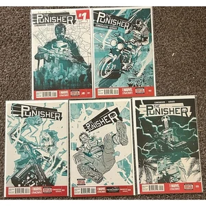 Punisher 10. Serie #1 - 5 (2014 Marvel Now) Menge 5  - Bild 1 von 6