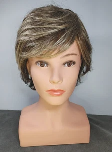 Gabor Perücke Mono Top Lace Front Flexlite Personal Fit Durchschnitt braun mit blonden Highlights - Bild 1 von 11