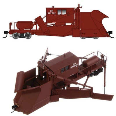 Walthers Proto 920-110127 Jordan Spreader Snowplow ~ Burlington Northern (BN) - Image 1 of 4