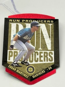 1996 Upper Deck Showcase Run Producers Insert Die-Cut Card #RP10 Edgar Martinez - Picture 1 of 2