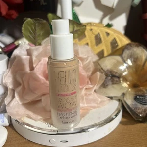 Benefit HELLO FLAWLESS Foundation CHAMPAGNE Oxygen Wow 90 % Full - Picture 1 of 3