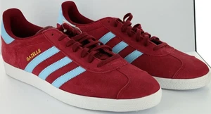 Adidas Gazelle Claret & Blue Herren UK 11 Wildleder klassische Turnschuhe FV7885 neu mit Etikett - Bild 1 von 6