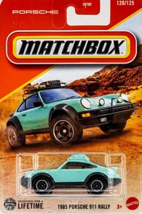 MATCHBOX 1985 PORSCHE 911 RALLY #120 MINT GREEN FACTORY SEALED CARD 2025 - Picture 1 of 1