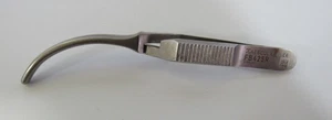 Aesculap FB425R De Bakey Atraumata Bulldog Clamp Curved Toothing 3-3/4" - Picture 1 of 9