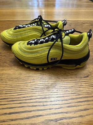 Nike Air Max 97 Zapatos Juveniles Talla 6Y Amarillo Negro BV1242-700 Tenis Correr Foto 1 de 4