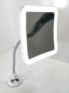 10X Magnifying Mirror Lighted Makeup Vanity Daylight LED Suction Mount  - Picture 1 of 4