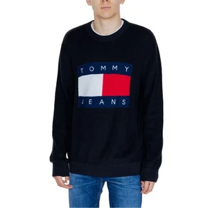 Tommy Hilfiger Jeans Black Organic Cotton Sweater - Picture 1 of 4