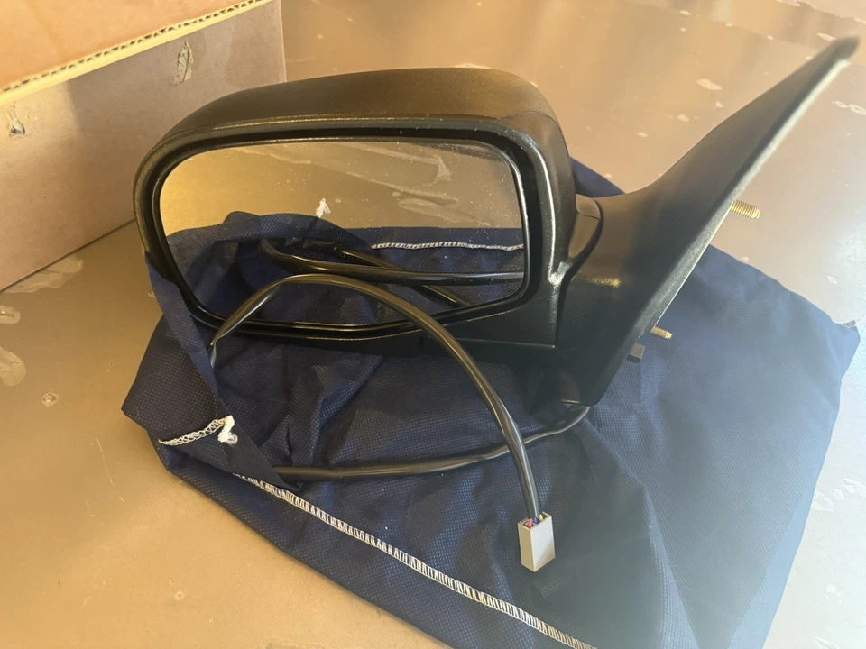 Espejo retrovisor eléctrico negro con vista lateral izquierdo para conductor Ford Ranger 1995-2005 Foto 1 de 4