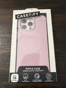 CASETiFY Essentials Ripple Case mit Magsafe iPhone 16 PRO MAX Primrose Pink NEU! - Bild 1 von 5