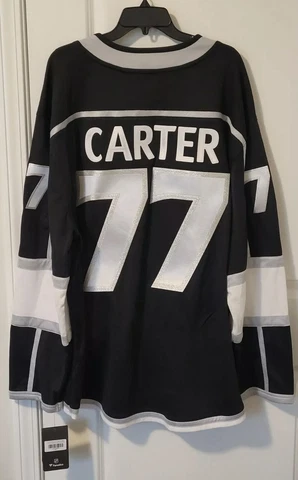 New Los Angeles Kings Fanatics Breakaway Home Womens Sz M Jersey Jeff Carter #77 Cover