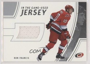 2002-03 In the Game-Used Jersey /75 Ron Francis #GUJ-40 HOF