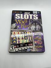 Slots Wolf Run IGT PC and Mac CD Video Game Retro