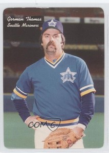 1986 Mother's Cookies Seattle Mariners Stadium Giveaway Gorman Thomas #9
