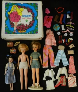 1969 Skipper Barbie Etui, Dorothy & Tammy Puppen, Kleidung, Zubehör, Menge - Bild 1 von 9