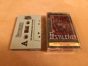 Pestilence Live Schlachthof Aurich 15.10.1989 Cassette MC Asphyx Sinister Death - Picture 1 of 5