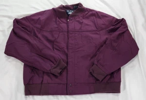 John Blair Rockabilly 80s Full Zip Blue Jacket Mens 2XL - Picture 1 of 5