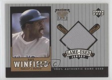 2000 Upper Deck A Piece of History 3000 Hit Club Dave Winfield #DW-J HOF