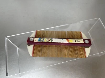 Antiguo peine de pelo vintage pin cepillo doble cara pintado en China Foto 1 de 4