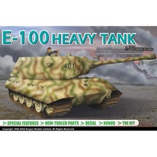 DRAGON D7256 GERMAN TANK E-100 KIT 1:72 MODELLINO MODEL compatibile con
