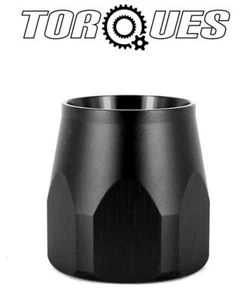 AN -8 (AN8 8AN) Fast Flow hose fitting socket In Black - Picture 1 of 2