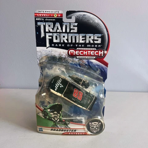 Transformers Mechtech Dale Earnhardt Jr. #88 Amp ROADBUSTER Figure NASCAR Cover