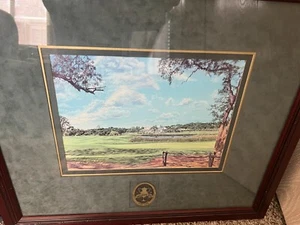 James C. Fitzpatrick "#1 Granite Bay G.C" Giclee Print, Numbered & Signed Framed - Picture 1 of 5