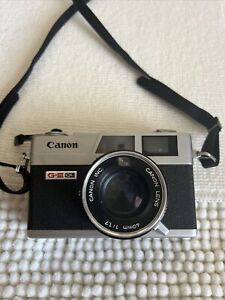 Vintage Canon Canonet QL17 GIII w/Canon 40mm 1:17 Lens Untested