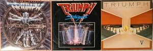 3x Triumph Vinyl Record LP LOT- Thunder Seven, Stages, Sport Of Kings VG/GD+ f/s - Picture 1 of 5