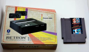 NES RetroN 1 with Super Mario Bros Gaming Console-Black - Picture 1 of 1