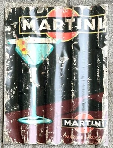 Martini&Rossi Werbeschild aus Blech 45x31 - Bild 1 von 6