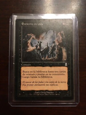 Buried Alive *Odyssey* SPANISH *MAGIC THE GATHERING* MTG *MP* - Image 1 of 2