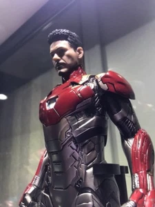 Figura de acción Spider Man Homecoming Crazy Toys 1/6 Iron Man MK47 regalo de Navidad - Imagen 1 de 9