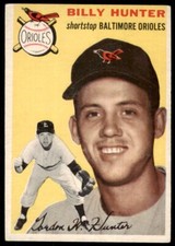 1954 TOPPS BILLY HUNTER BALTIMORE ORIOLES #48