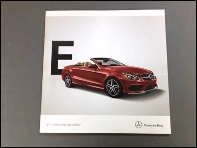 2015 Mercedes Benz E-Class Coupe Cabriolet 32-page Car Sales Brochure E400 E550 Foto 1 de 4
